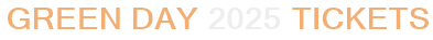 Green Day 2025 Tickets